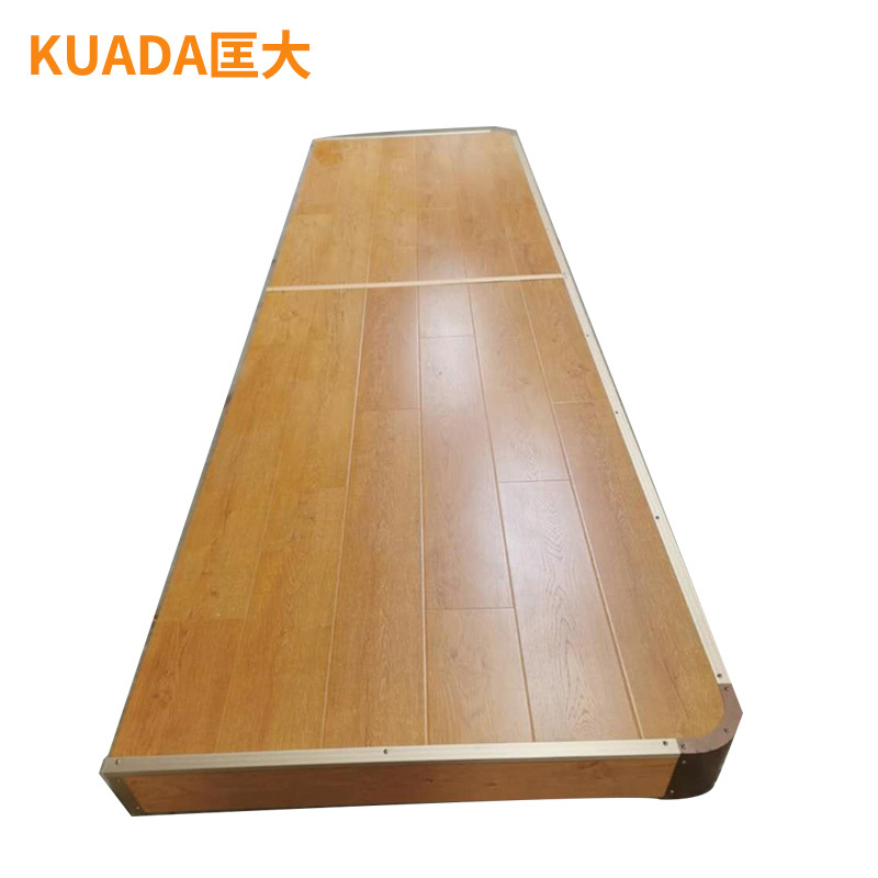 匡大站台地台会议室教室钢木结构站台4米*1米