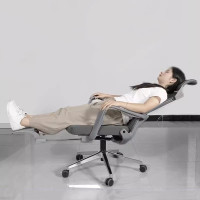 迅迈 人体工学椅子护腰电脑椅家用舒适透气久坐电竞椅子可躺办公室座椅