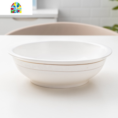 碗碟套装家用陶瓷餐具欧式吃饭餐盘好看的吃饭碗面碗饭盘勺子汤盆 FENGHOU 如雪8英寸沙拉碗1个装