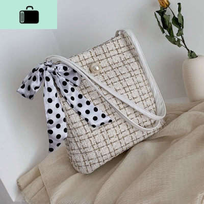 仙女温柔风小包包女2020新款潮韩版百搭小清新单肩洋气时尚水桶包NEW LAKE女斜挎包