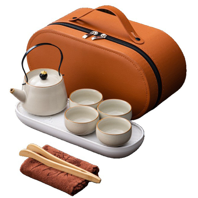 优诗提念YSTN-CJ05陶瓷功夫茶器套装(计价单位:套)米黄色