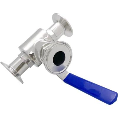 盛京联硕不锈钢快装三通球阀L型 Φ89卡盘106(304材质)个