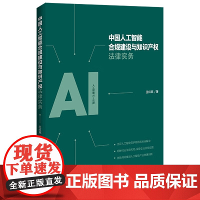 正版 中国人工智能合规建设与知识产权法律实务 王红燕 著 中国法制出版社 9787521631975