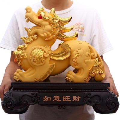 家柏饰(CORATED)貔貅摆件大号皮丘一对办公室桌面房间装饰工艺品开业礼品