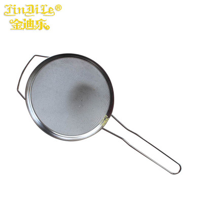金迪乐不锈钢油缸大漏勺过滤网筛捞勺