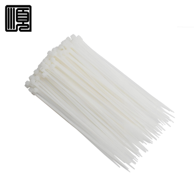 顺心捷 尼龙扎带 8×300mm 白色 100根/包