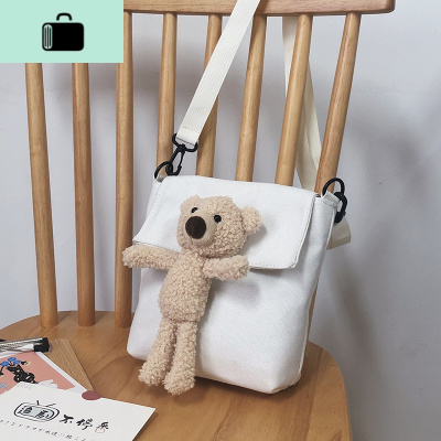 夏季百搭ins小包包2020流行新款潮时尚帆布斜挎包网红少女单肩包NEW LAKE女士单肩包