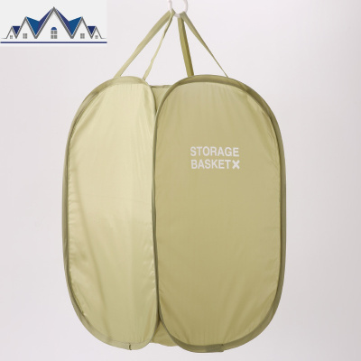 家居收纳大号可折叠布艺防尘收纳篮脏衣篮玩具置物篮旅游携带方便 三维工匠