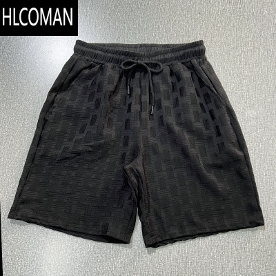 HLCOMAN季末福利!轻薄透气款夏季速干宽松舒适休闲居家沙滩五分裤短裤男