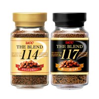 日本进口UCC悠诗诗117+114速溶咖啡黑咖啡瓶装90g