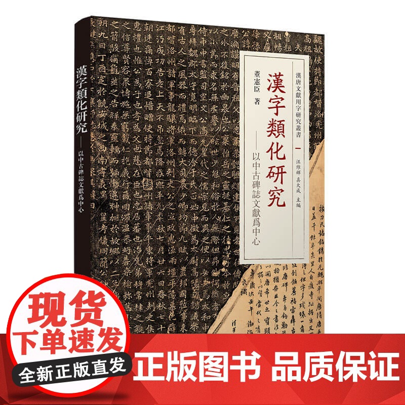 正版图书 汉字类化研究——以中古碑志文献为中心 董宪臣 清华大学出版社 中古;碑志文献;类化
