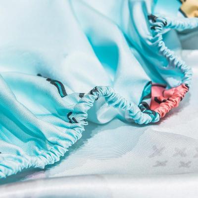 美帮汇冰丝凉席床笠款1.8m床三件套1.5m夏季可水洗机洗空调软席子