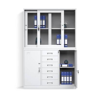 鑫睿辉 宽中六斗 文件柜 1180*390*1800mm 白色 台