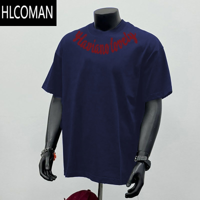 HLCOMAN潮人汇~美式高街短袖t恤男夏季oversize百搭半袖潮流上衣