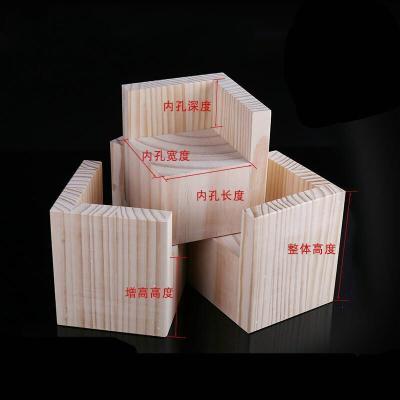 美帮汇床脚腿木块茶几脚垫高块实木支撑脚沙发脚桌腿加高垫柜脚 内10x10cm增高15cm/个