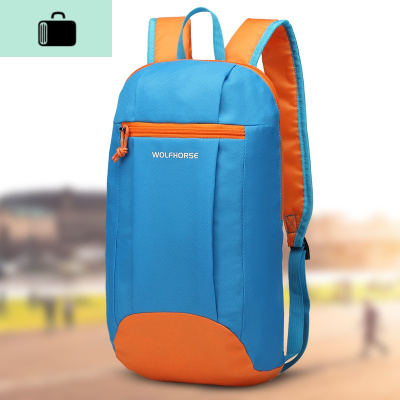 双肩包女小容量学生书包韩版潮休闲运动背包男轻便迷你户外旅行包NEW LAKE