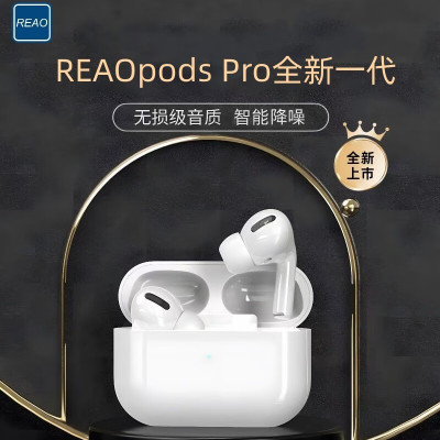 泺澳(REAO)蓝牙耳机真无线耳机带提示音REAOpods pro2 Y5 白色