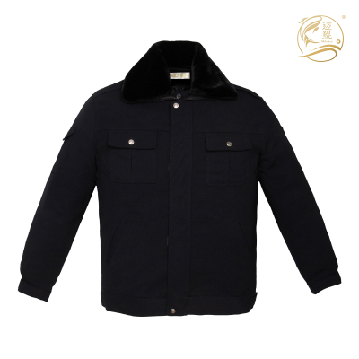 迈鲲 防寒短大衣