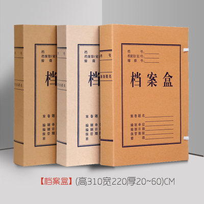 迈思图 档案盒 310*220*40mm 10个