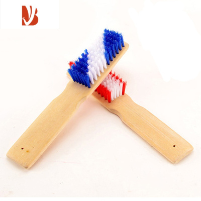 三维工匠竹制鞋刷家用加厚长柄硬毛不伤鞋刷子清洁刷洗衣刷洗鞋刷子地板刷