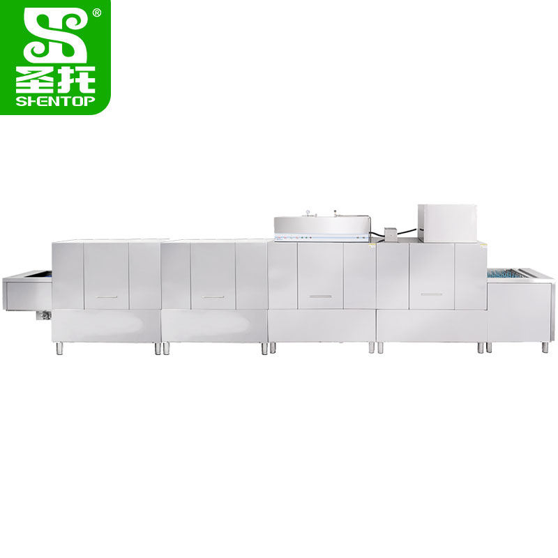 圣托(Shentop)长龙式洗碗机 商用履带式洗碟机 带烘干隧道式清洗机 DEE06