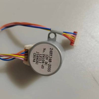 帮客材配 全新原装 P0970120444 R-步进电机24BYJ48-2055(带锁) 收前务必验货