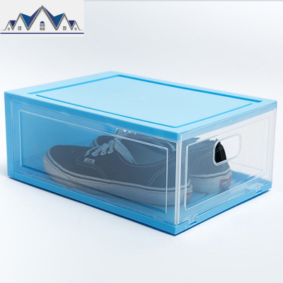 加厚鞋盒防尘鞋子收纳盒塑料抽屉式鞋柜宿舍收纳省空间 三维工匠收纳柜