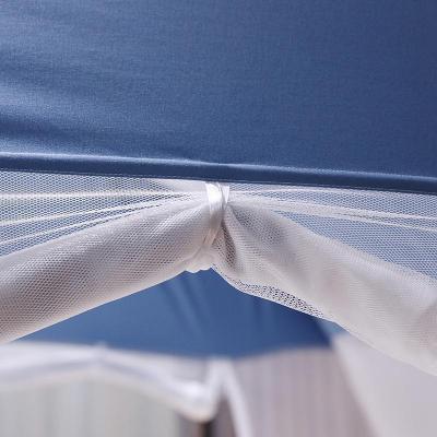 家柏饰(CORATED)新款蒙古包蚊帐1.5m床家用简约1.8m免安装可折叠宝宝防摔拉链款