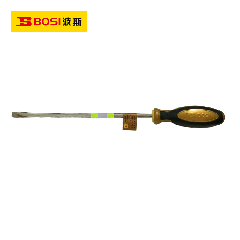 波斯(BOSI) 荧光系列螺丝批金钻系列一字 φ8×250mm 支