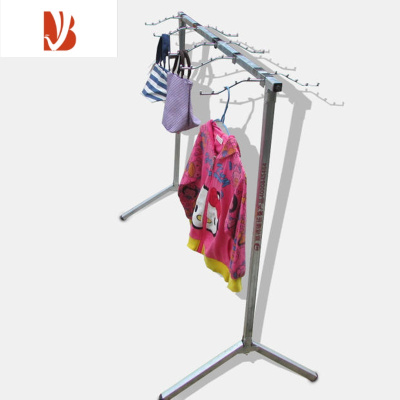 三维工匠加厚摆摊货架夜市折叠架子 摆衣架挂衣架服装展示晾衣架