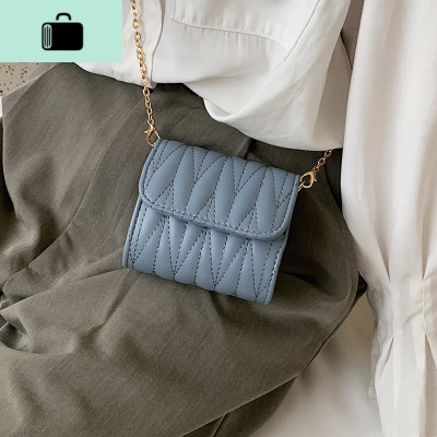 夏天迷你小包包2020新款潮网红菱格链条斜挎包女包百搭ins口红包NEW LAKE女斜挎包