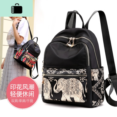 双肩包2020春新款韩版百搭牛津布帆布女士休闲旅行尼龙小背包NEW LAKE