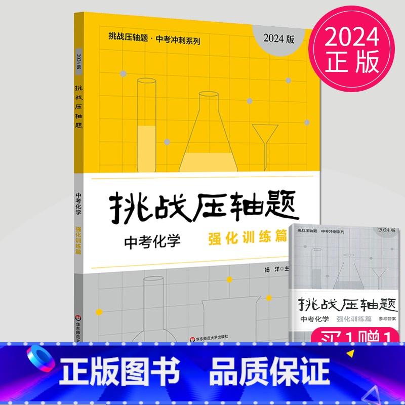 中考化学 强化训练篇 初中通用 [正版]2025挑战压轴题七八九年级数学物理化学中考数学中考物理中考化学难题解析压轴题精