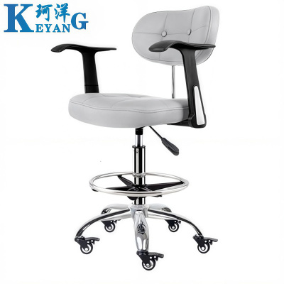 珂洋 升降椅 浅灰 把