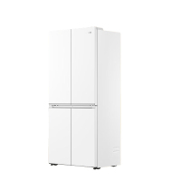 海尔(Haier)[小红花系列]491L十字对开双开四开门专业超薄零嵌风冷一级双变频黑金净化家用电冰箱 491L大容量