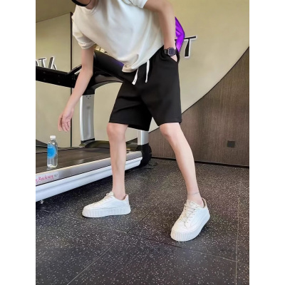 华夫格西装短裤男士夏季2025新款五分中裤休闲西裤