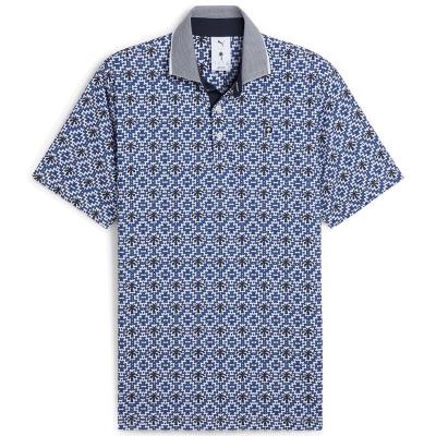 彪马(Puma)PUMA男士运动T恤透气排汗高尔夫 polo衫休闲短袖上衣