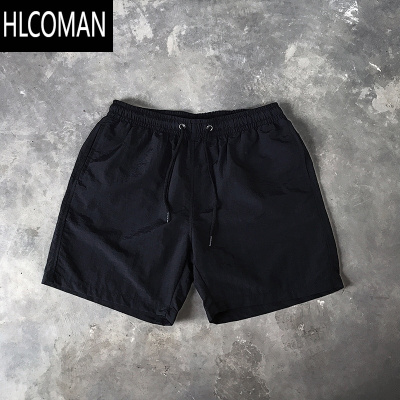 HLCOMAN夏季男士美式休闲短裤糖果色五分裤篮球运动训练宽松冰丝速干薄款