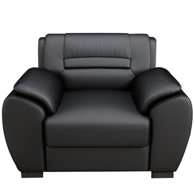 臻远 ZY5110327 办公沙发茶几组合简约现代接待室商务沙发西皮单人位