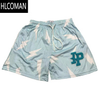 HLCOMAN新款美式潮牌IP运动四分不过膝训练篮球短裤夏季潮流学生休闲男士