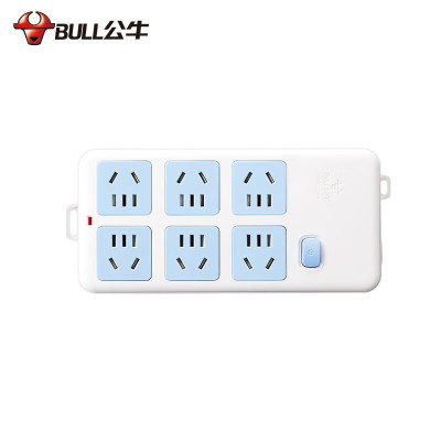 公牛 (BULL)新国标插座/接线板 6位总控 无线(需自行配电源线和插头)GN-109K(单位:个)