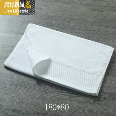 五星级酒店专用浴巾毛巾三件套套装宾馆棉白色加厚家用吸水大号 三维工匠