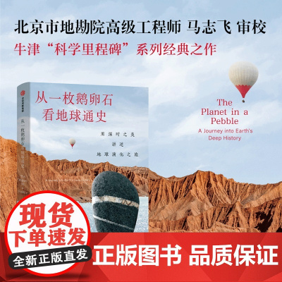 从一枚鹅卵石看地球通史 用深时之美讲述地球演化之旅 扬·扎拉斯维奇著 中信出版社图书 正版