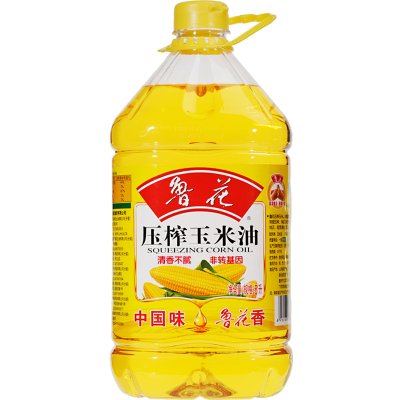 鲁花 玉米油 压榨玉米油 5L