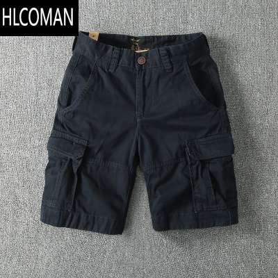 HLCOMAN夏季休闲短裤男士宽松韩版潮流中裤工装外穿潮牌运动五分裤男