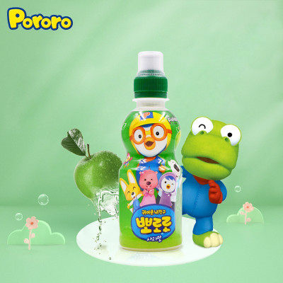 韩国原装进口 啵乐乐苹果味饮料235ml*8