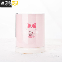 三维工匠韩国创意时尚小清新笔筒 可爱卡通少女心桌面收纳盒学生办公文具 小小狗