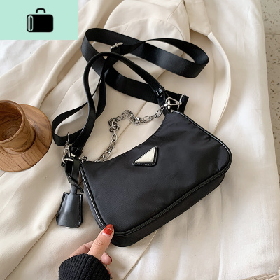 腋下包女包2020流行包包高级感宽肩带子母包洋气饺子包单肩斜挎包NEW LAKE女斜挎包