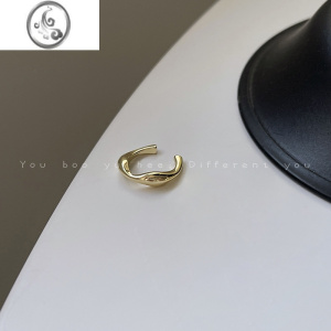 JiMi简约小巧不规则鱼嘴耳骨夹女2021年新款潮耳环百搭无耳洞耳夹耳饰