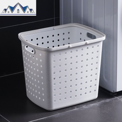 脏衣篮塑料洗衣篓放衣物脏衣服的收纳筐家用装衣娄桶篮子篓子 三维工匠收纳篮